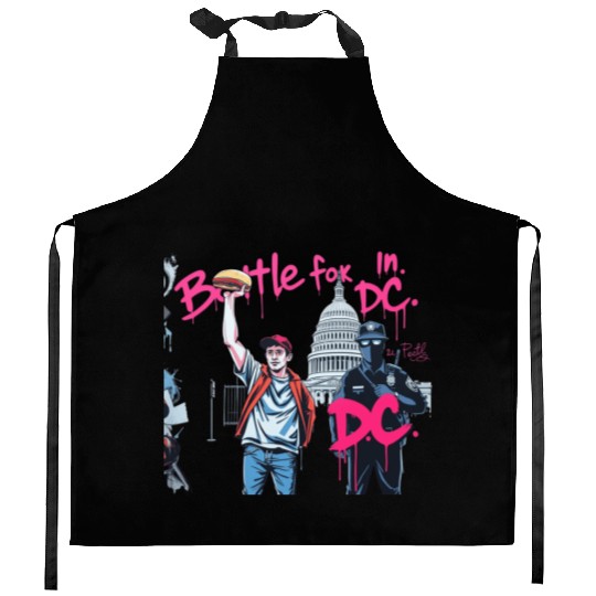 Free DC Sandwich Guy Banksy Style Street Art Kitchen Aprons