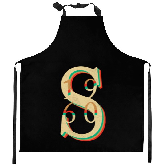 Unique Vintage '1960s' Design Kitchen Aprons