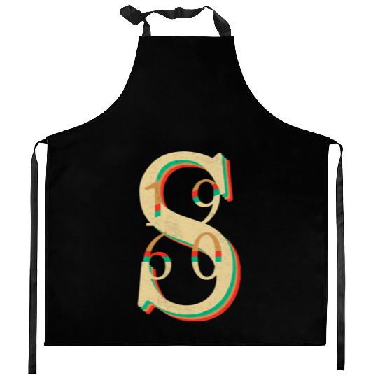Unique Vintage '1960s' Design Kitchen Aprons