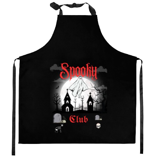 Spooky Club – Gothic Graveyard V Kitchen Aprons