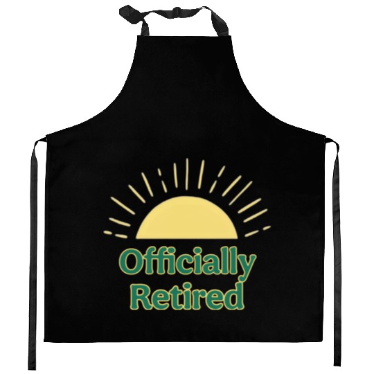Sunrise Retirement Celebration Design Kitchen Aprons