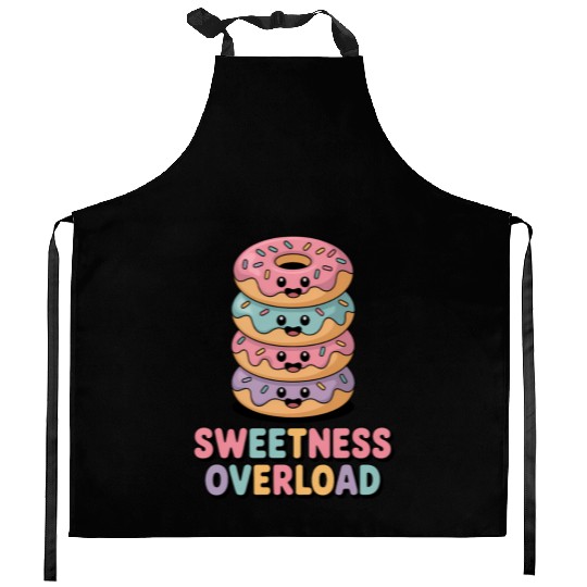Sweetness Overload | Donut Kids Kitchen Aprons