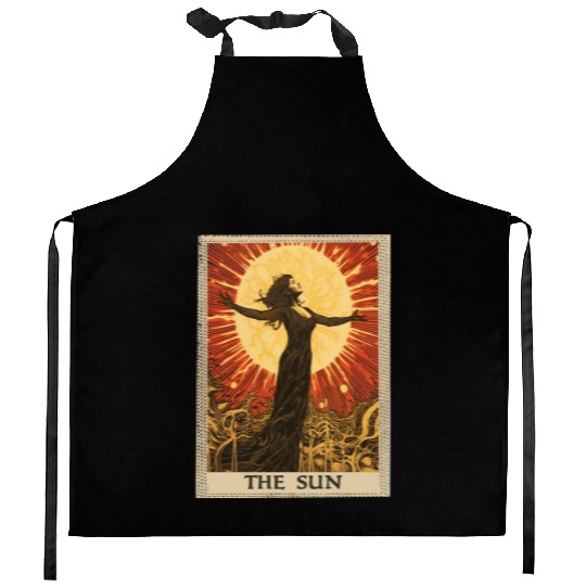 Vintage Tarot Card The Sun Kitchen Aprons