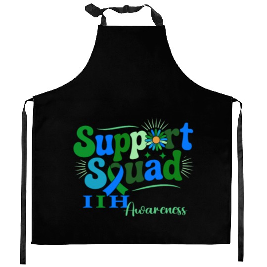 Support Squad IIH Awareness Design Kitchen Aprons