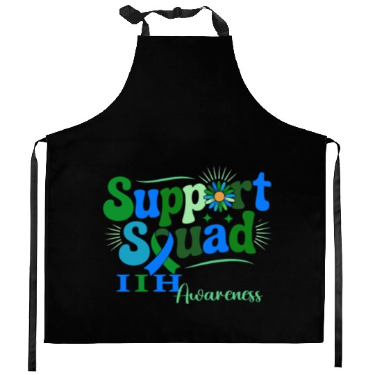 Support Squad IIH Awareness Design Kitchen Aprons