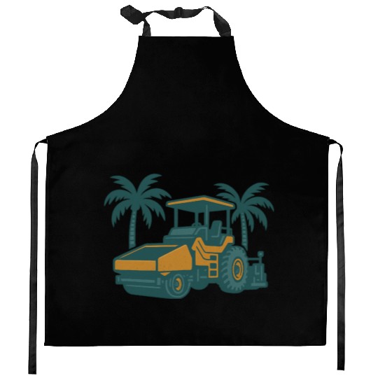 Tropical Golf Course Turf Landscape Kitchen Aprons
