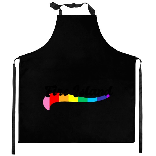 Fire Island gay pride queer beach LGBTQ vacation  Kitchen Aprons
