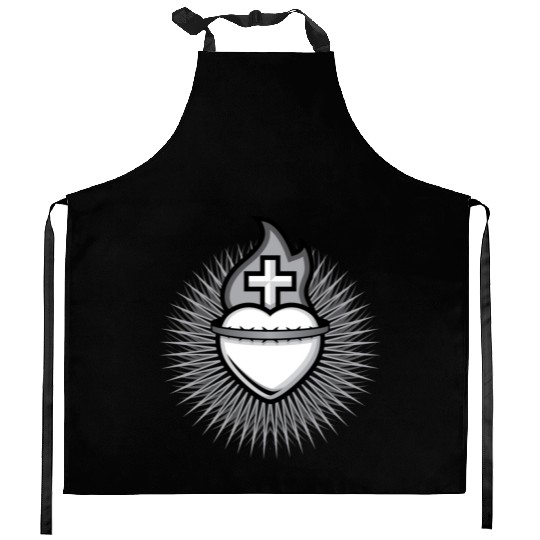 Sacred Heart Kitchen Aprons