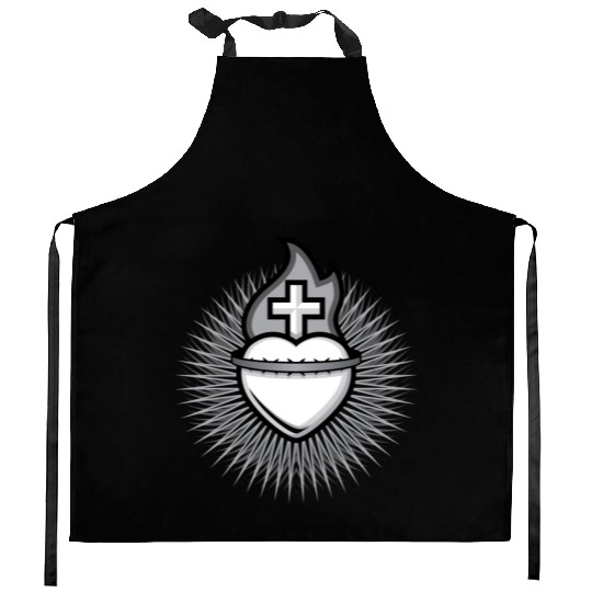 Sacred Heart Kitchen Aprons
