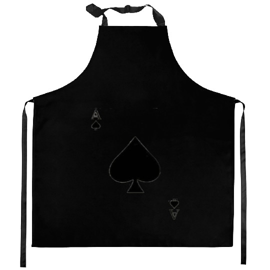 Ace of spades Kitchen Aprons