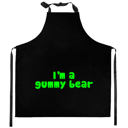 I'm A Gummy Bear Lyrics Kitchen Aprons
