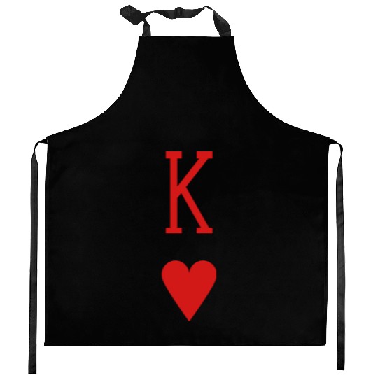King of Hearts Kitchen Aprons