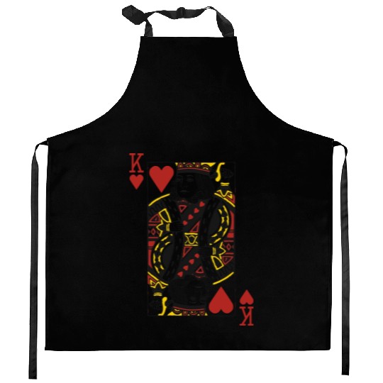King of Hearts Kitchen Aprons