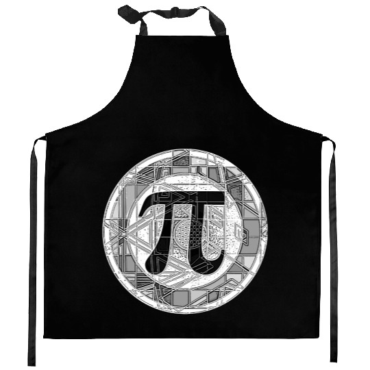 Pi Day Symbol Round Kitchen Aprons
