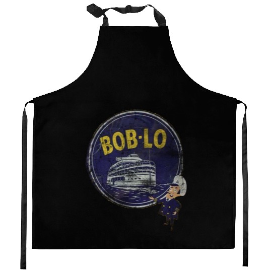 Vintage Retro Classic Cute Detroit Boblo Island Kitchen Aprons