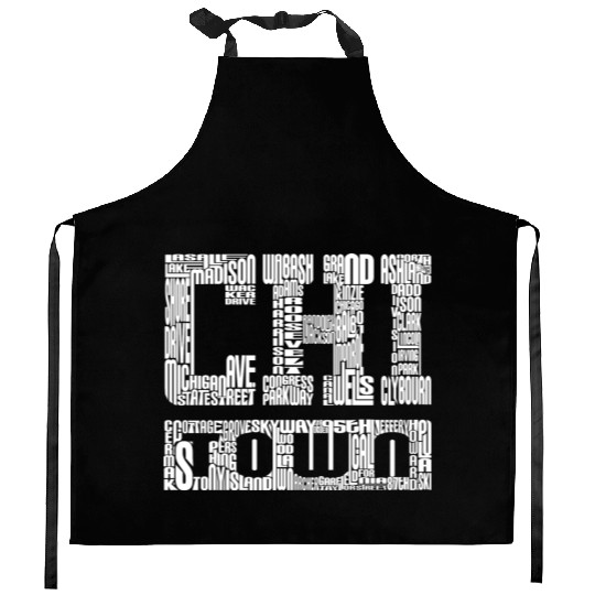 Chi Town Streets Chicago Hoody Clothing Apparel Kitchen Aprons