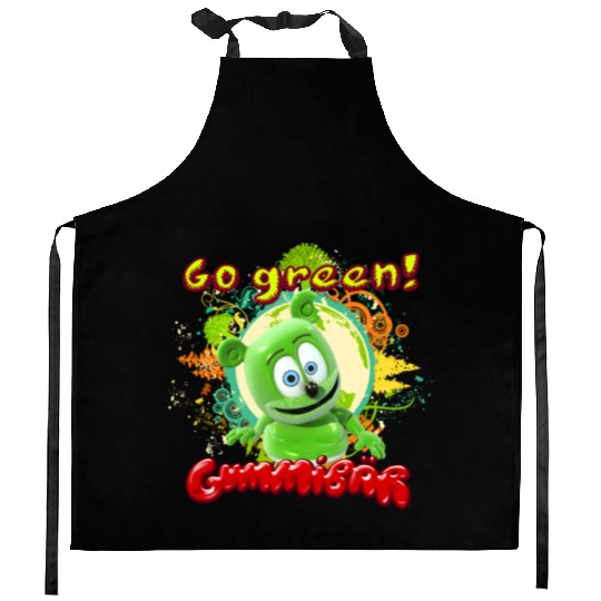 Gummibär Go Green Earth Day Trees Kitchen Aprons