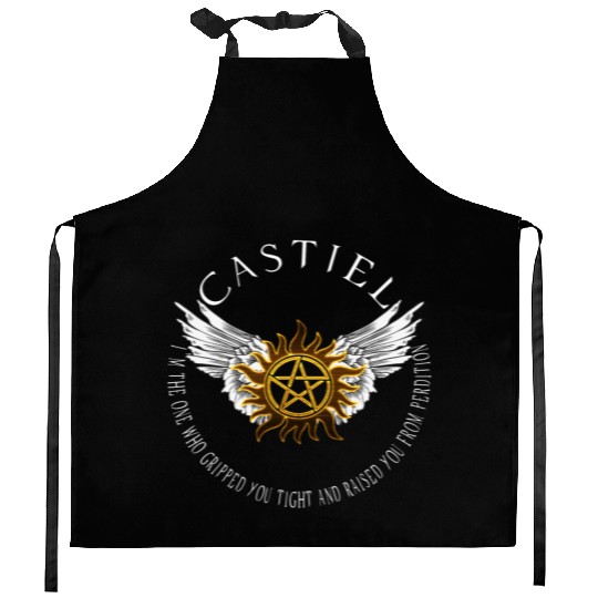 Castiel Protection Symbol Kitchen Aprons