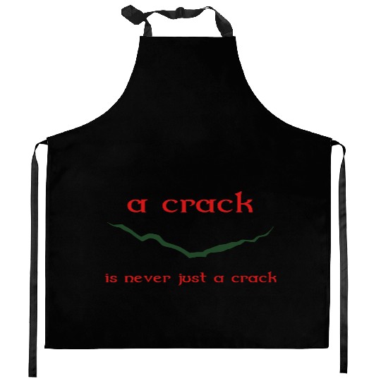 Dr Who Crack Kitchen Aprons