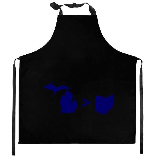 Funny Michigan Greater Than Ohio Kitchen Aprons