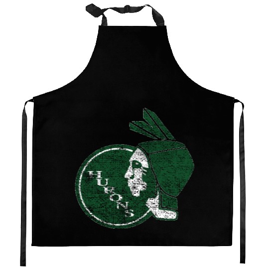 Old School Eastern Hurons Kitchen Aprons