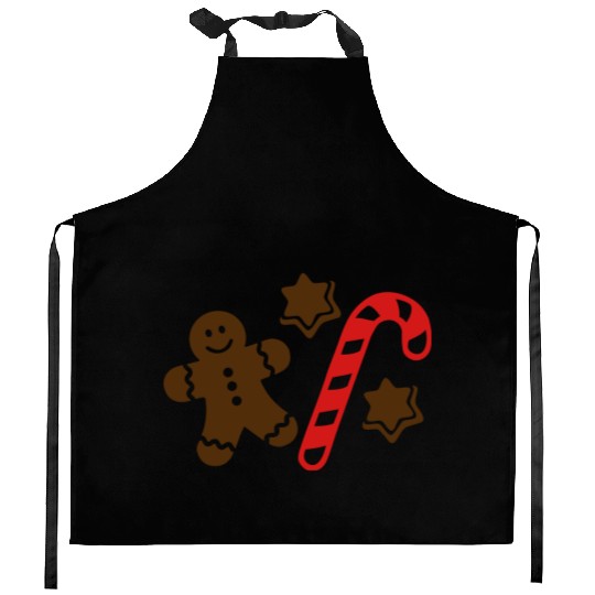Lebkuchen Gingerbread man Kitchen Aprons