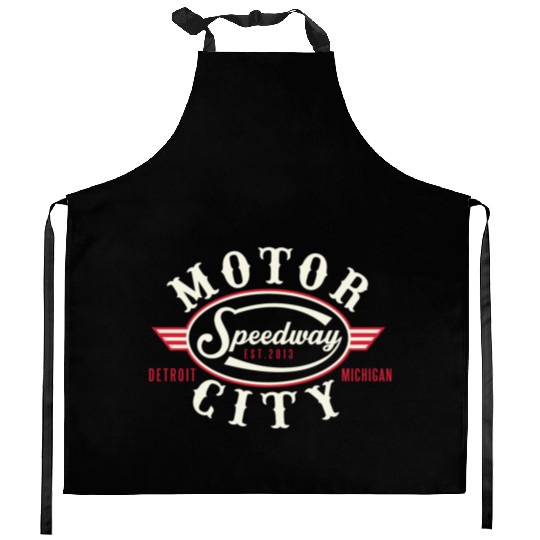 MOTOR CITY SPEEDWAY Kitchen Aprons