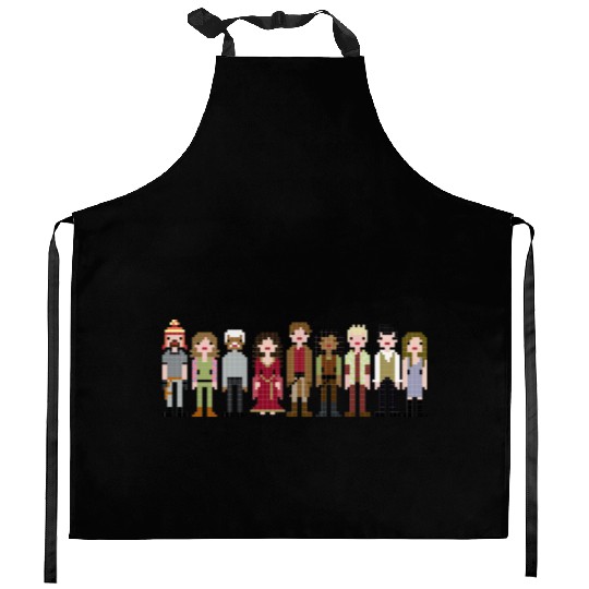 Firefly Cast Cross Stitch Kitchen Aprons