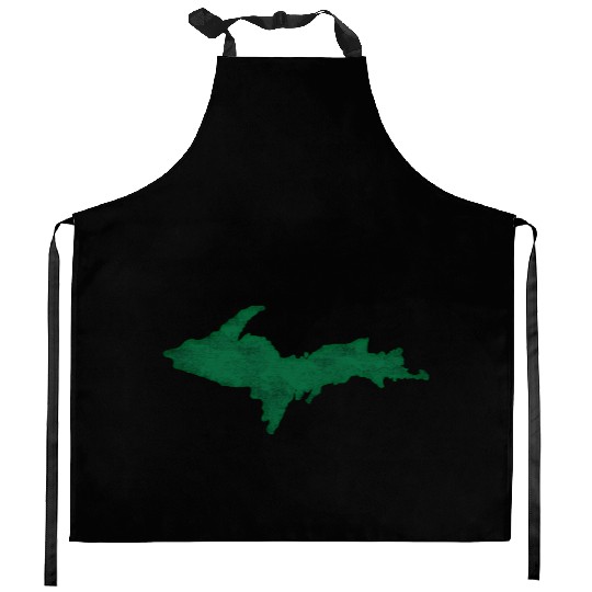 Distressed Vintage Upper Peninsula U.P. Kitchen Aprons Kitchen Aprons