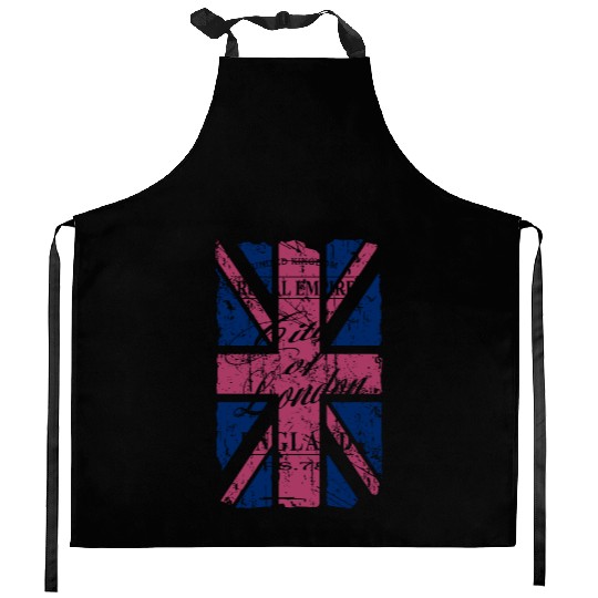 Union Jack - London - Vintage Look Kitchen Aprons