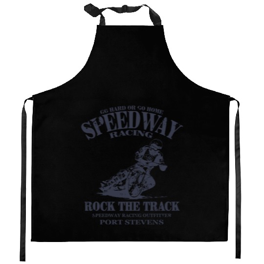 Speedway Racing Kitchen Aprons
