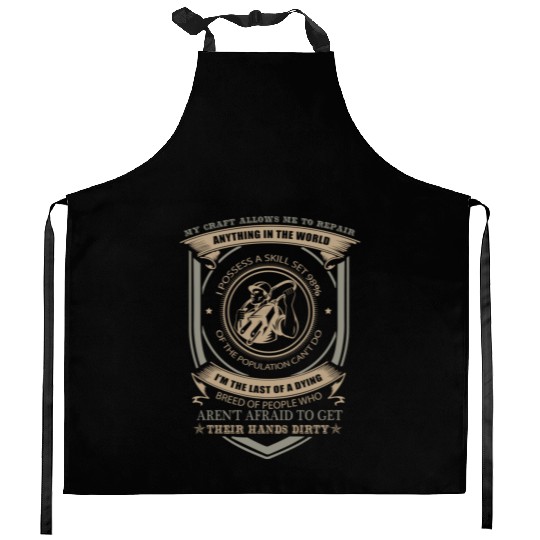 lineman i love my lineman power lineman footbal Kitchen Aprons