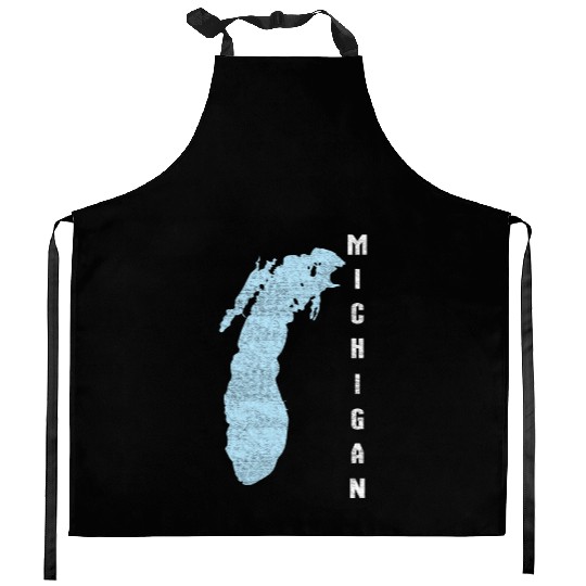 Lake Michigan Great Lakes Kitchen Aprons