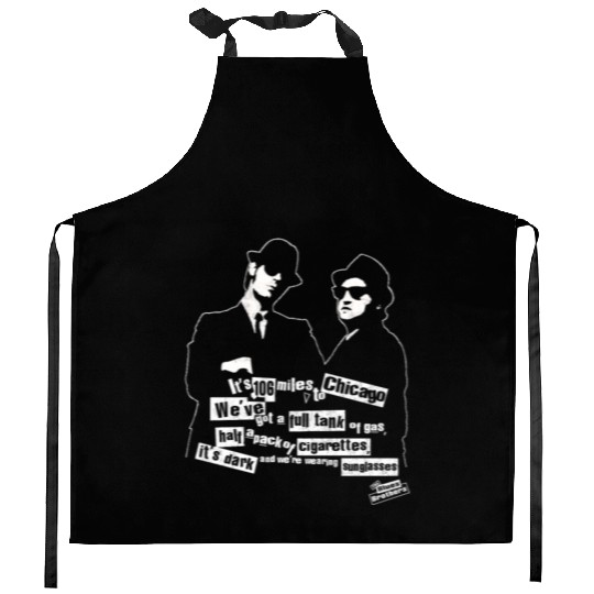 The Blues Brothers - We've got a full tank of gas Kitchen Aprons
