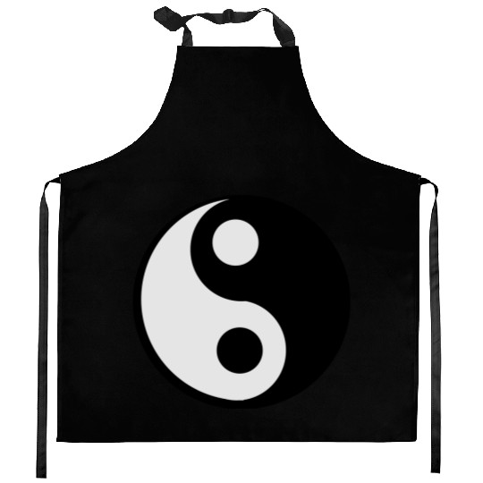 jing jang (Ying Yang) Kitchen Aprons