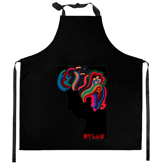Bob Dylan icon Kitchen Aprons