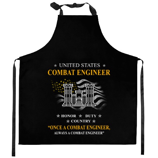 combat engineer, us army combat engineer, army com Kitchen Aprons