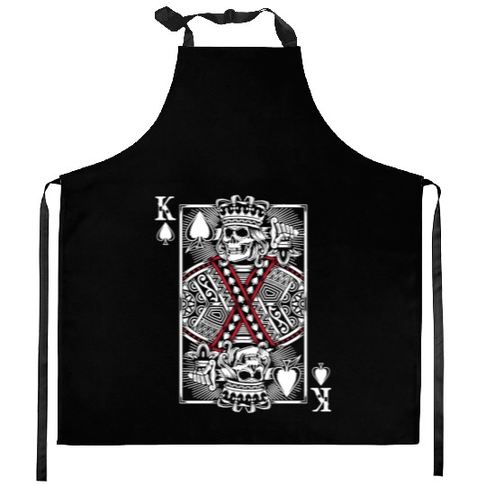 King Of Hearts Kitchen Aprons