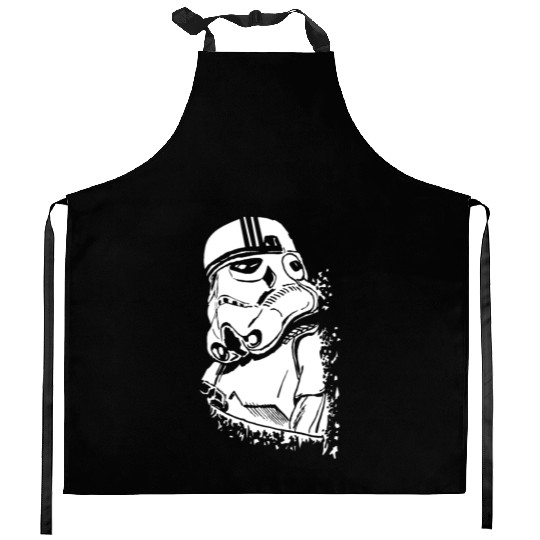 Funny and cool Star Wars Stormtrooper graffiti Kitchen Aprons