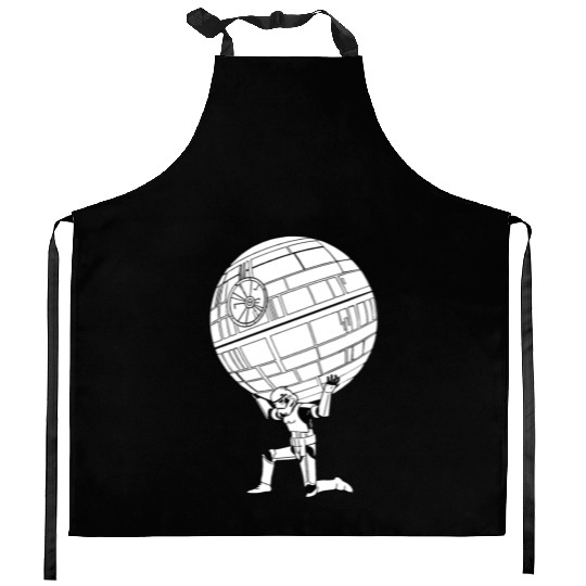 Funny Star Wars Stormtrooper art Kitchen Aprons