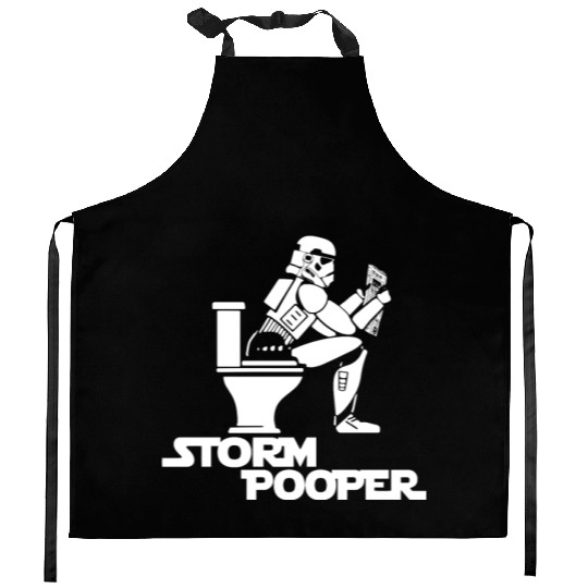Storm Trooper Pooper Kitchen Aprons