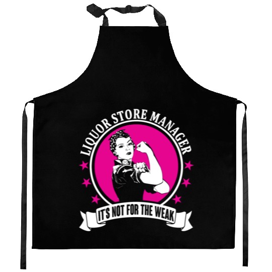 Liquor Store Manager Kitchen Aprons