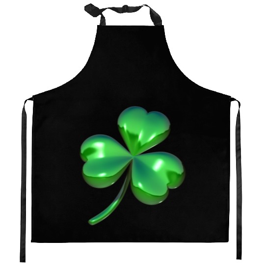 3D Shamrock Kitchen Aprons