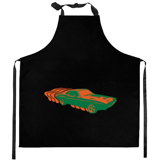 Muscle Car Kitchen Aprons