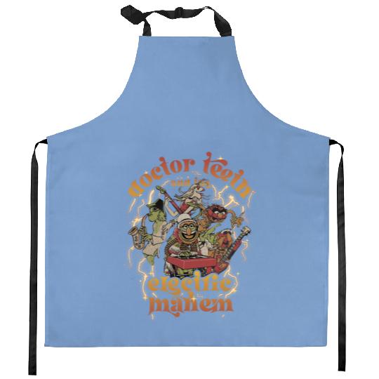 Vintage Disney Muppets Doctor Teeth And The Electric Mayhem Kitchen Aprons