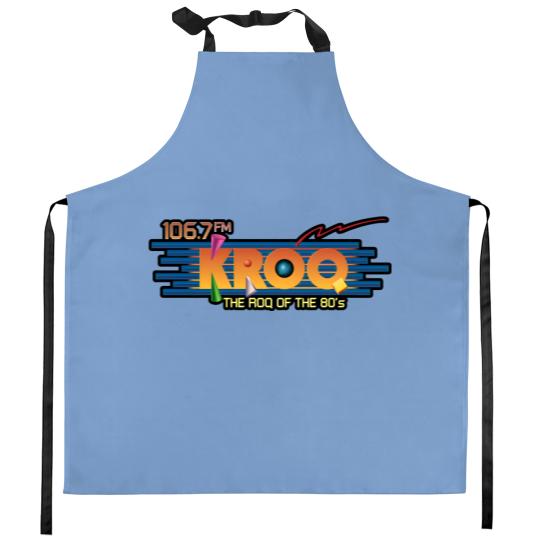 Discover KROQ The Roq of the 80s Classic Logo | Essential Kitchen Aprons