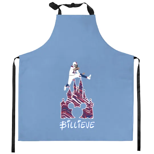 Josh Allen Disney Kitchen Aprons | B.uffalo B.ills Kitchen Aprons