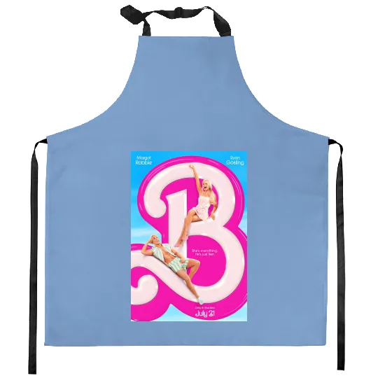 Oppenheimer Barbie Movie Kitchen Aprons