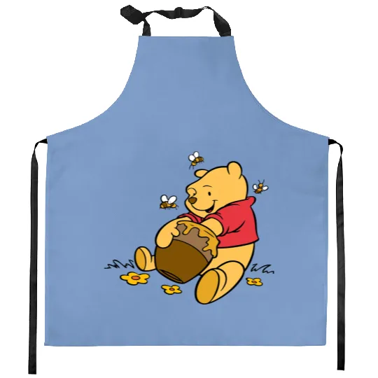 Hunny Winnie The Pooh Kitchen Aprons, Winnie The Pooh Kitchen Aprons, Hunny Kitchen Aprons, Disney Bound Kitchen Aprons