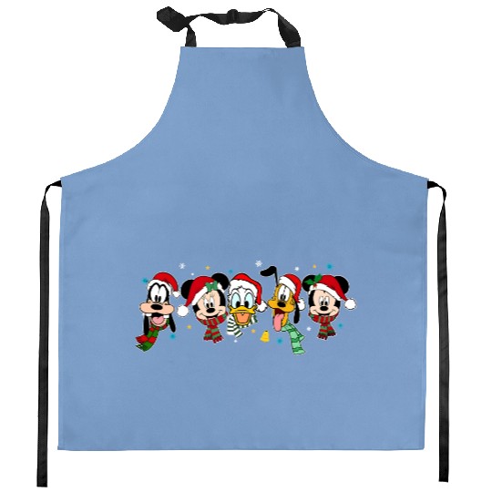 Christmas Disney Friends Kitchen Aprons